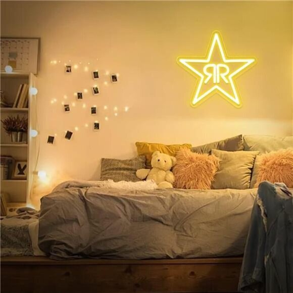 Rock Star Energy Drink Neon Signs Wall Decor Bedroom Led Business Bar Store NEW - Picture 2 of 7